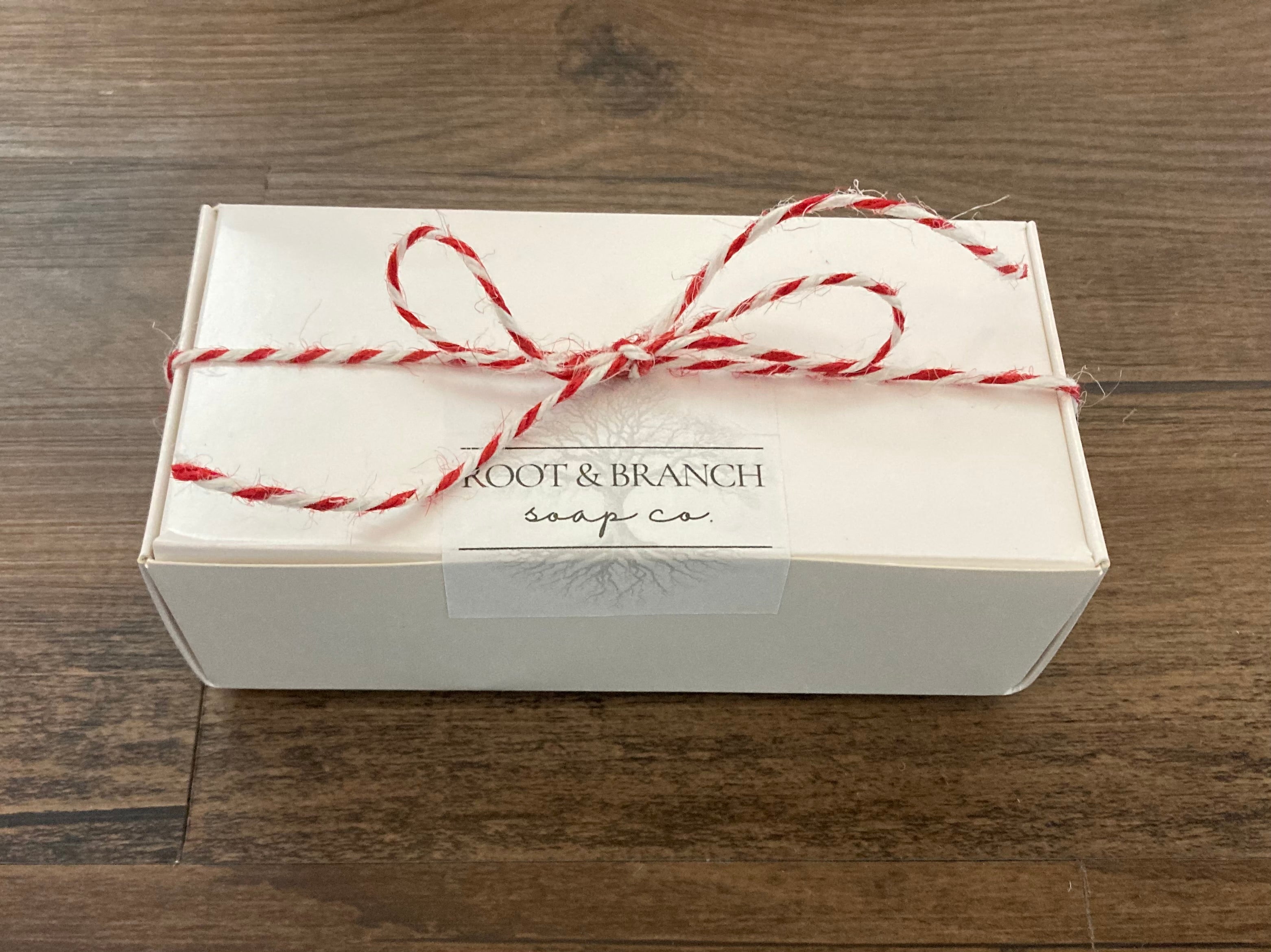 Sugar Scrub 4 oz, Bath Salts 4 oz & Lip Scrub 1 oz - Christmas Bath Gift Sets, 3 item set