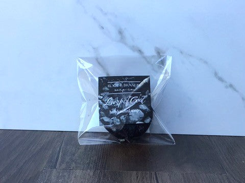 Lump of Coal, 1.5+ oz soap stocking stuffer- Vanilla Mint, Peppermint scented, colored with activated charcoal