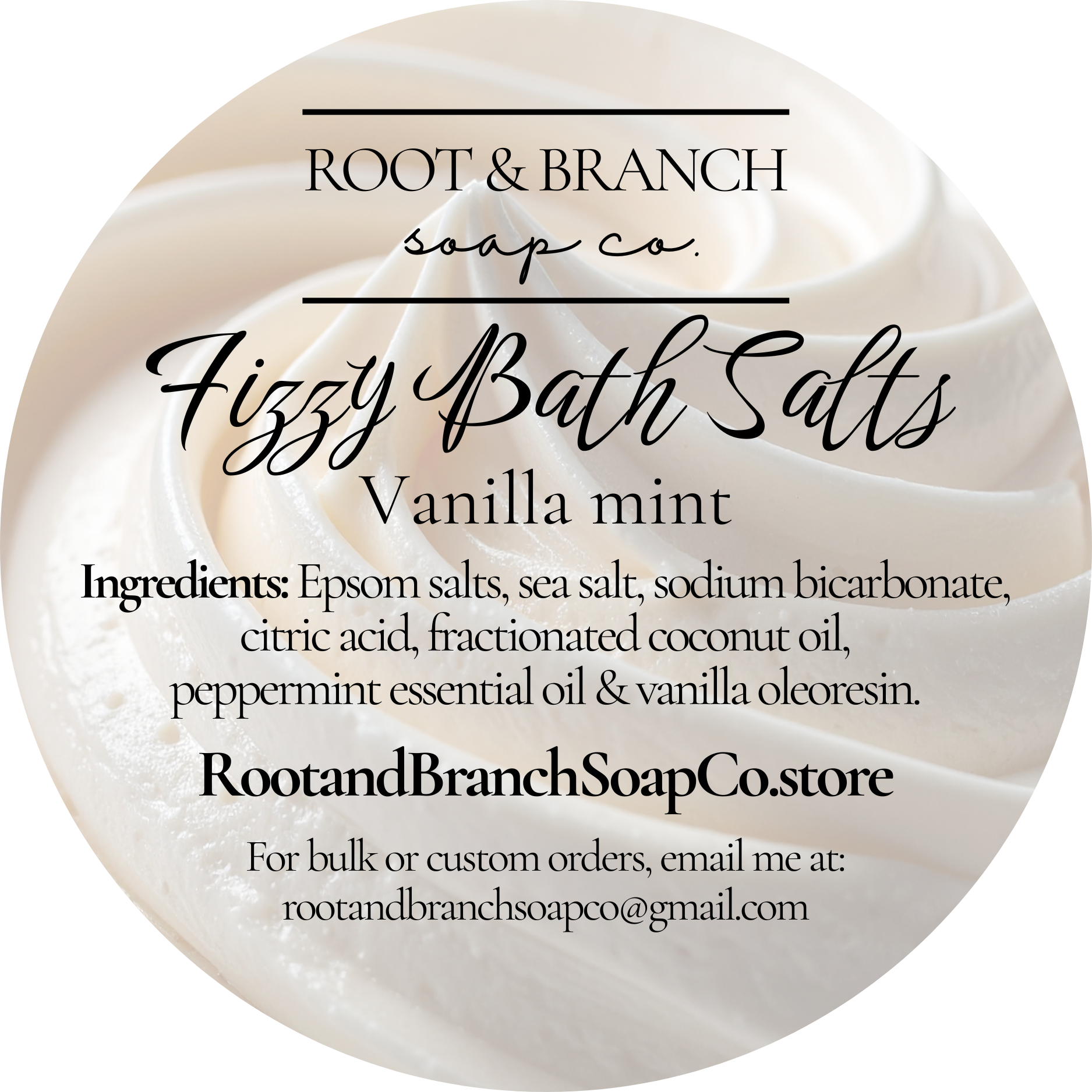 Fizzy Bath Salts 4 oz- Christmas Gift, Stocking Stuffer