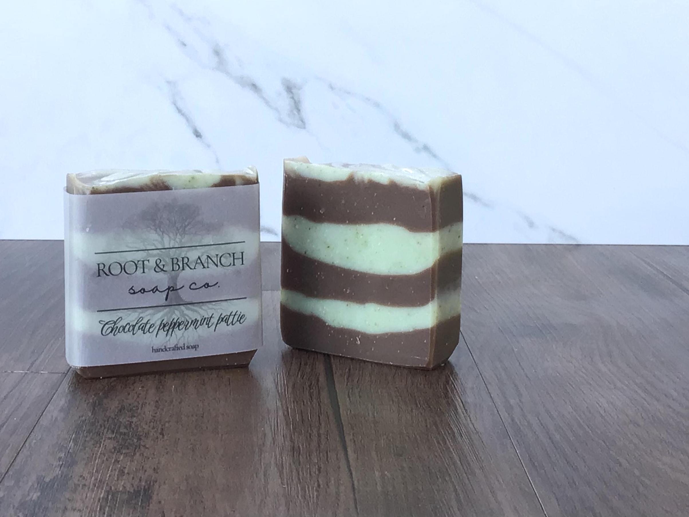 Chocolate Peppermint Pattie Soap