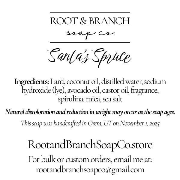 Santa's Spruce Soap