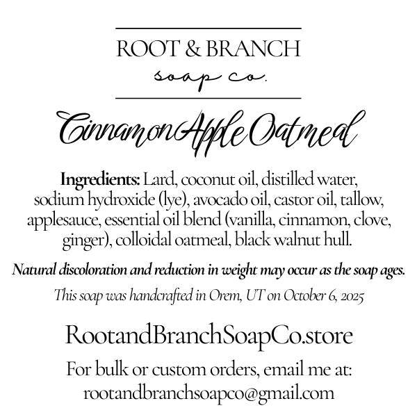 Cinnamon Apple Oatmeal Soap