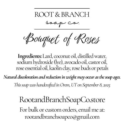 Bouquet of Roses Soap