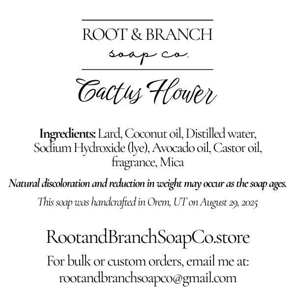 Cactus Flower Soap