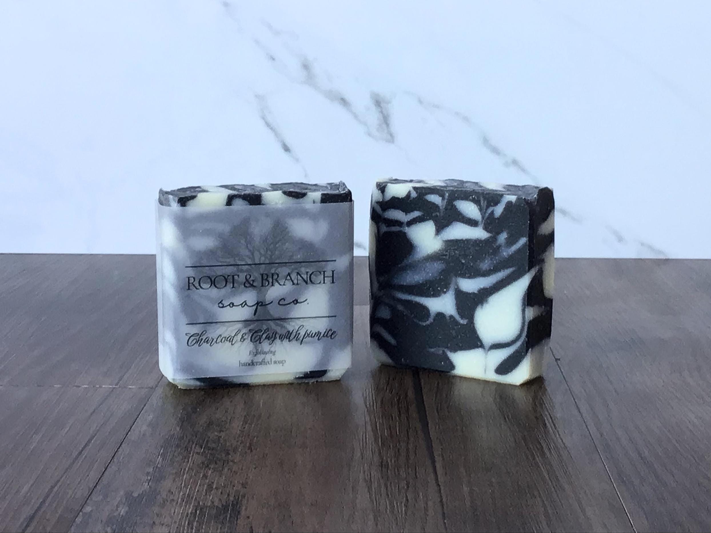 Charcoal & Clay Soap with pumice