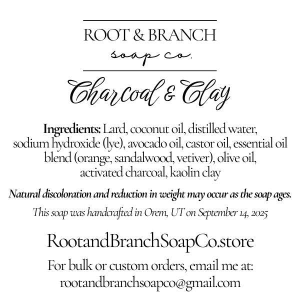 Charcoal & Clay Soap