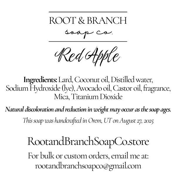 Red Apple Soap REDUCED
