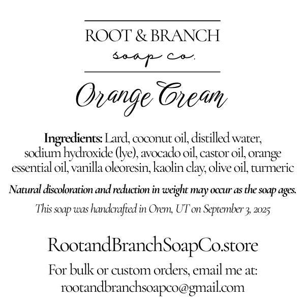 Orange Cream Soap